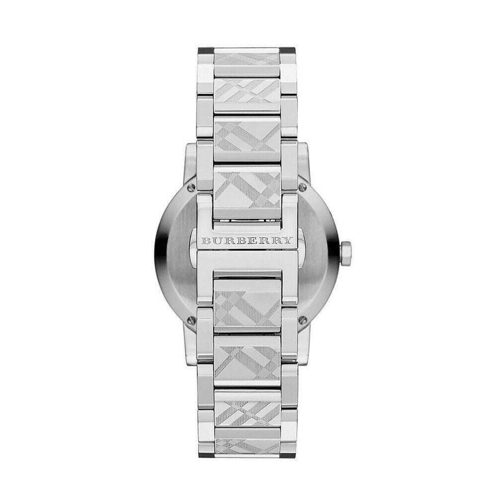 Burberry BU9144 Silber Kariertes Zifferblatt Damenuhr Burberry BU9144 Silber Kariertes Zifferblatt Damenuhr